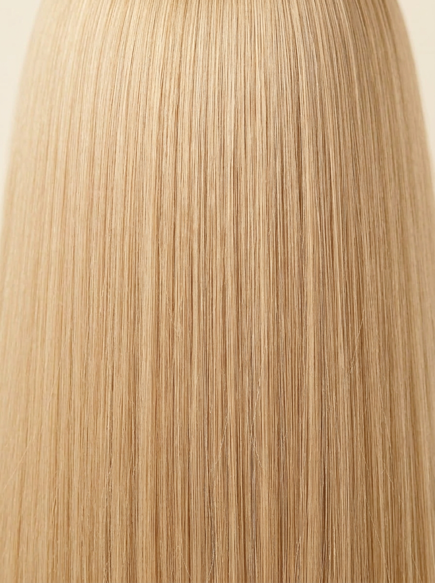613 Light Blonde hair colour — Macro