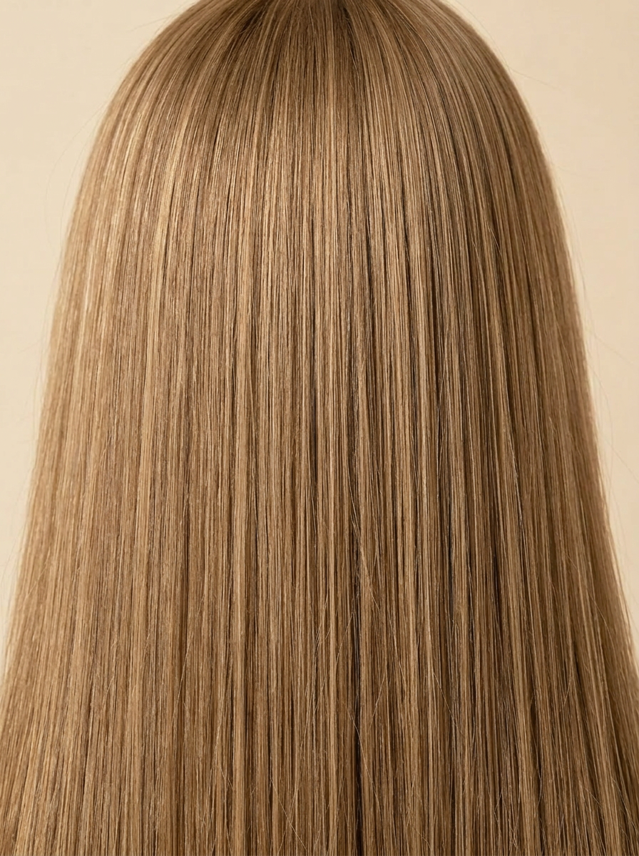 8 Medium Blonde hair colour — Macro