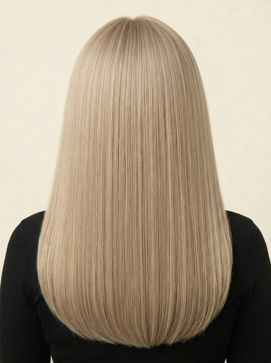 613ASH Ash Blonde hair colour — Rear view
