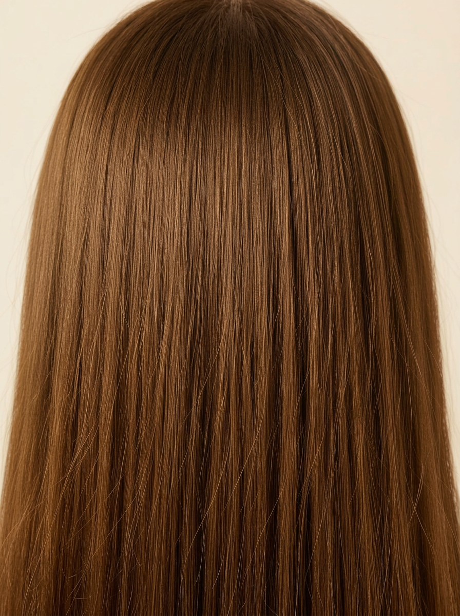 12 Golden Brown hair colour — Macro