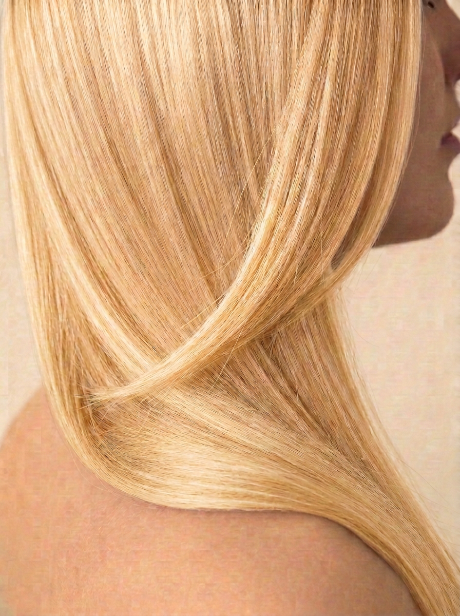 613 Light Blonde hair colour — Side profile